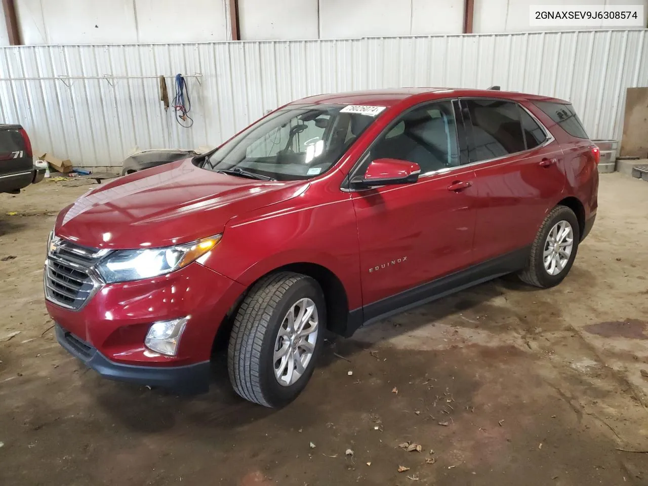 2018 Chevrolet Equinox Lt VIN: 2GNAXSEV9J6308574 Lot: 78026074