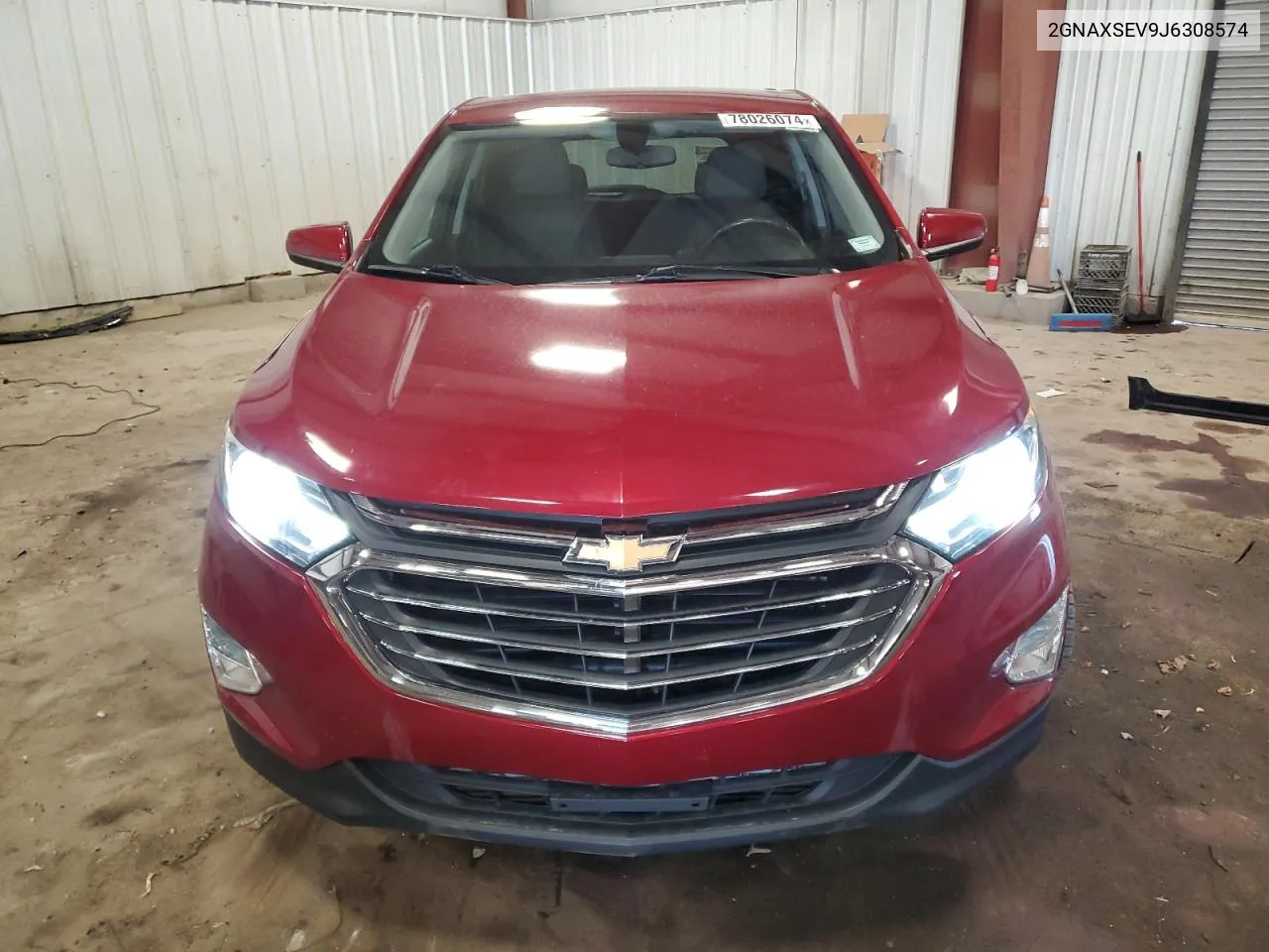 2018 Chevrolet Equinox Lt VIN: 2GNAXSEV9J6308574 Lot: 78026074