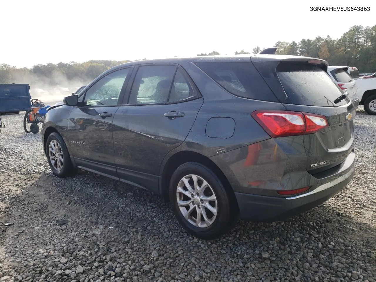 2018 Chevrolet Equinox Ls VIN: 3GNAXHEV8JS643863 Lot: 78028254