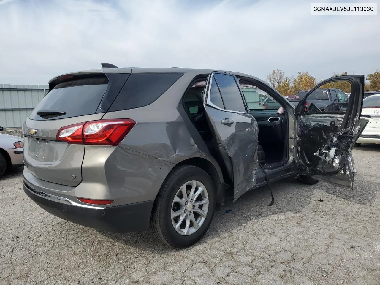 2018 Chevrolet Equinox Lt VIN: 3GNAXJEV5JL113030 Lot: 78052734