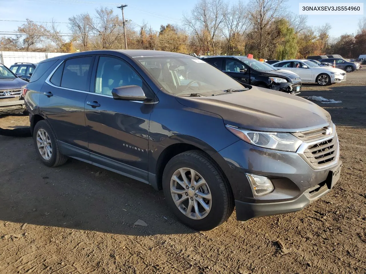 2018 Chevrolet Equinox Lt VIN: 3GNAXSEV3JS554960 Lot: 78057994