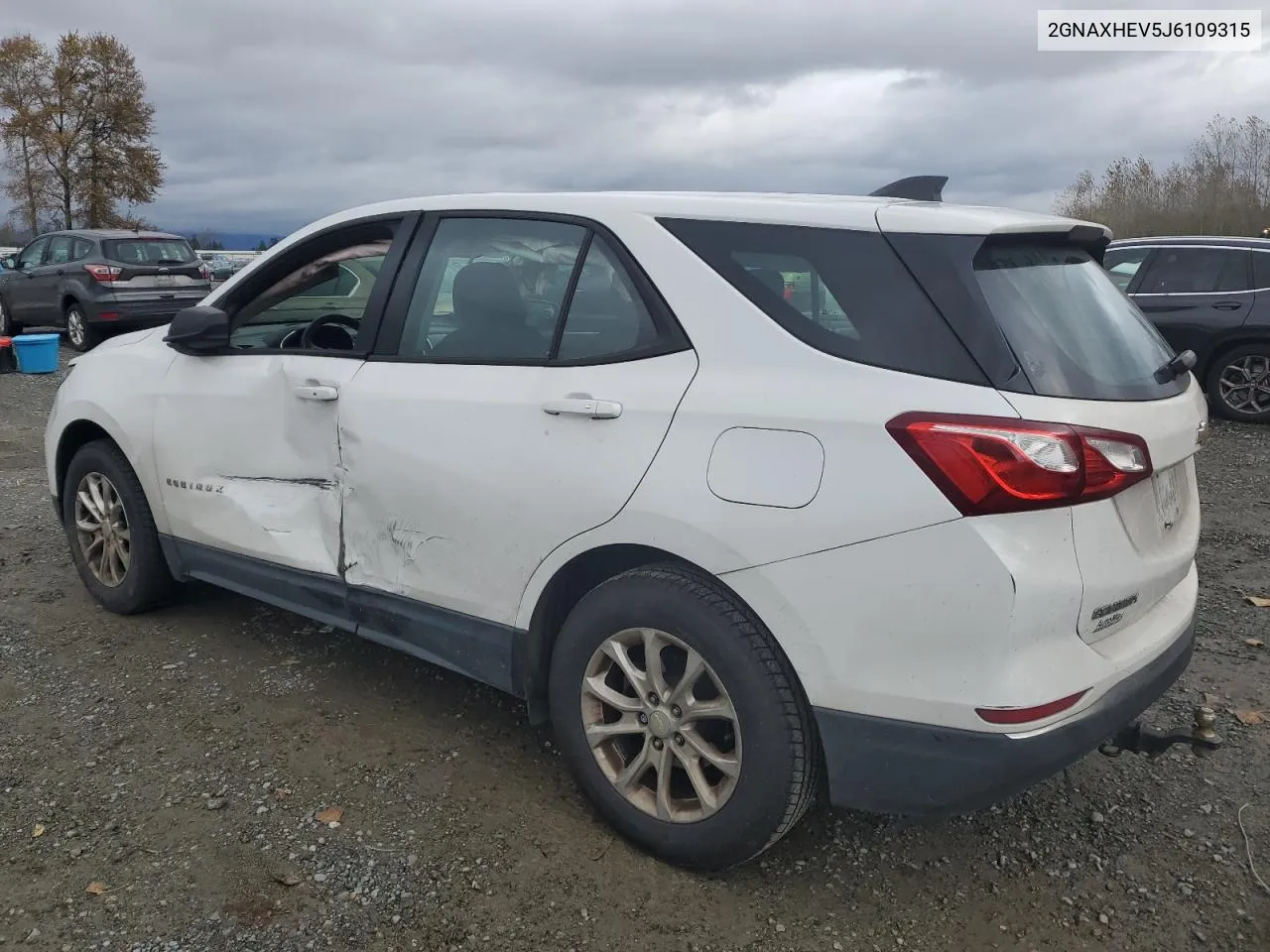 2018 Chevrolet Equinox Ls VIN: 2GNAXHEV5J6109315 Lot: 78081574