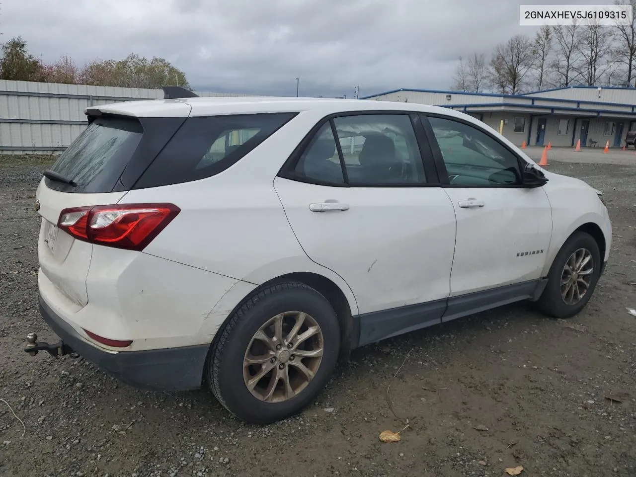 2018 Chevrolet Equinox Ls VIN: 2GNAXHEV5J6109315 Lot: 78081574