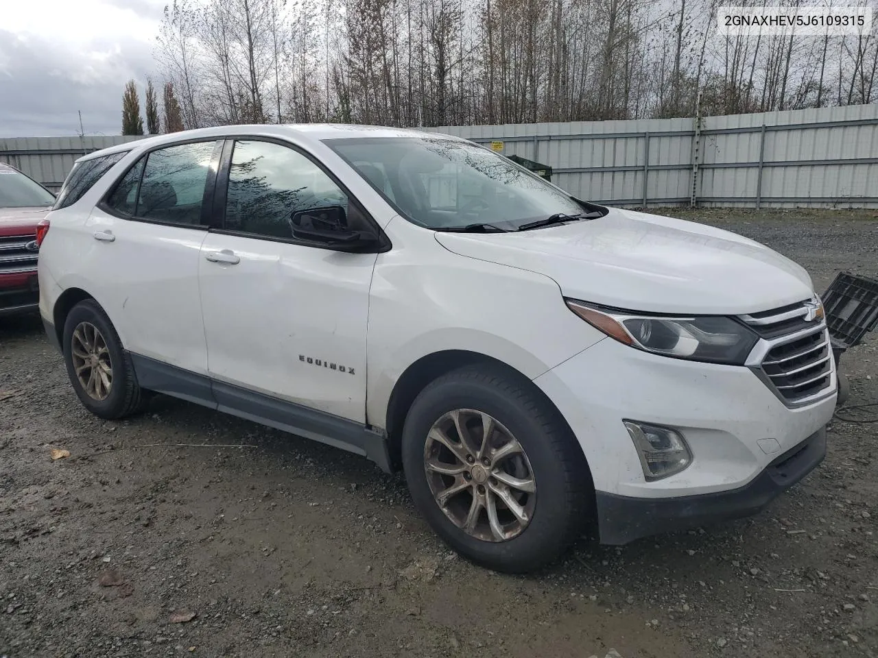 2018 Chevrolet Equinox Ls VIN: 2GNAXHEV5J6109315 Lot: 78081574