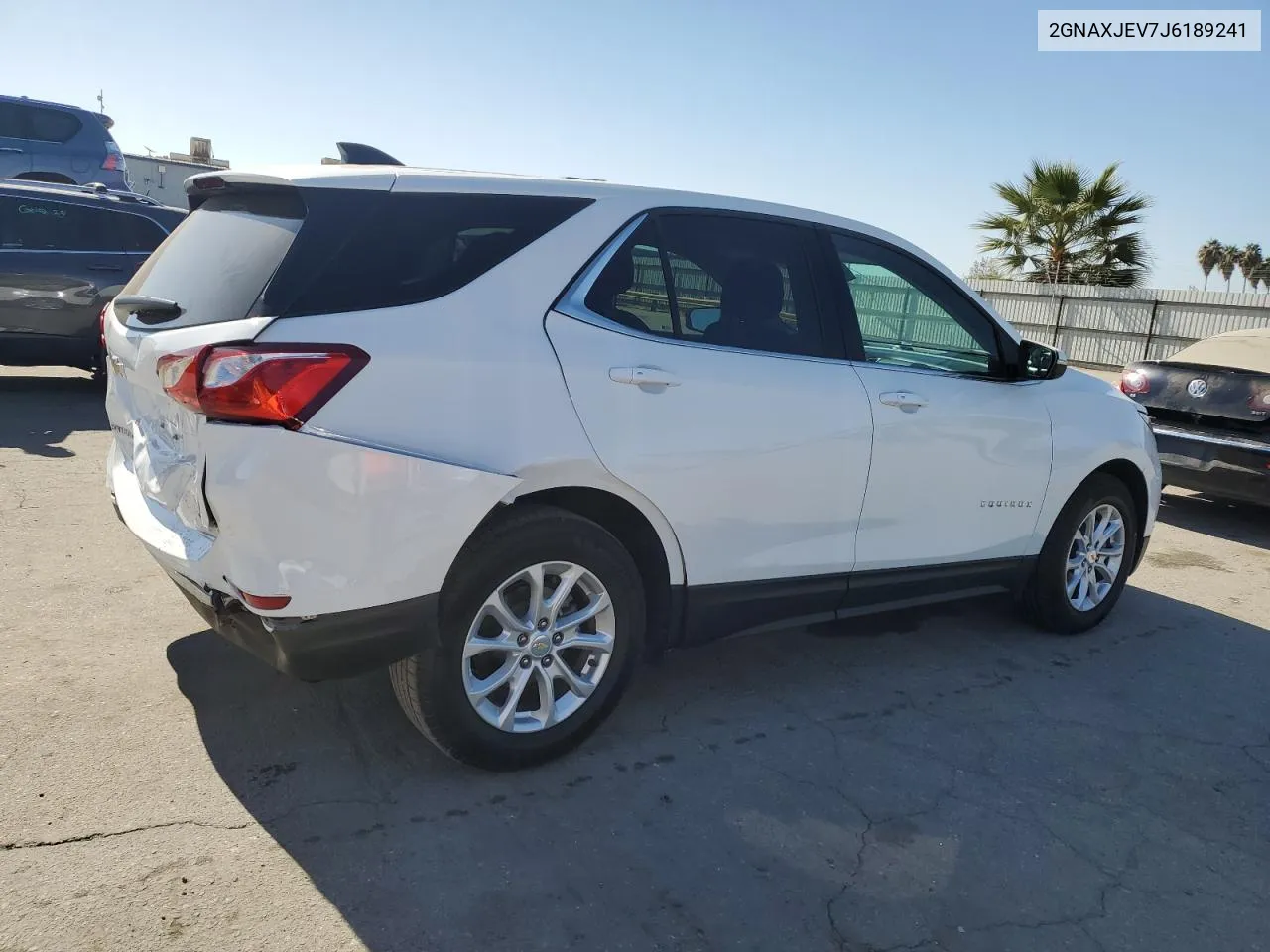 2018 Chevrolet Equinox Lt VIN: 2GNAXJEV7J6189241 Lot: 78094754