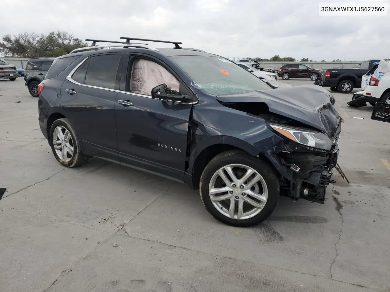 2018 Chevrolet Equinox Premier VIN: 3GNAXWEX1JS627560 Lot: 78170634