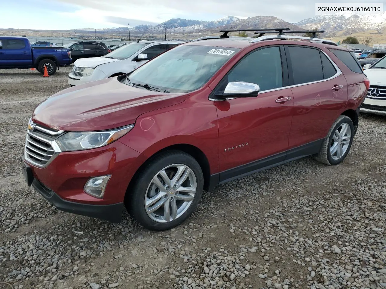 2018 Chevrolet Equinox Premier VIN: 2GNAXWEX0J6166110 Lot: 78174644