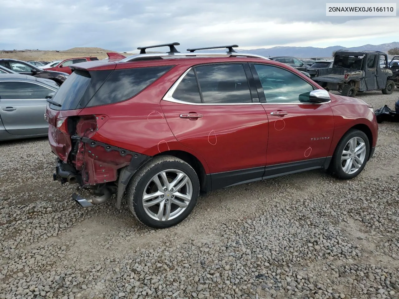 2018 Chevrolet Equinox Premier VIN: 2GNAXWEX0J6166110 Lot: 78174644