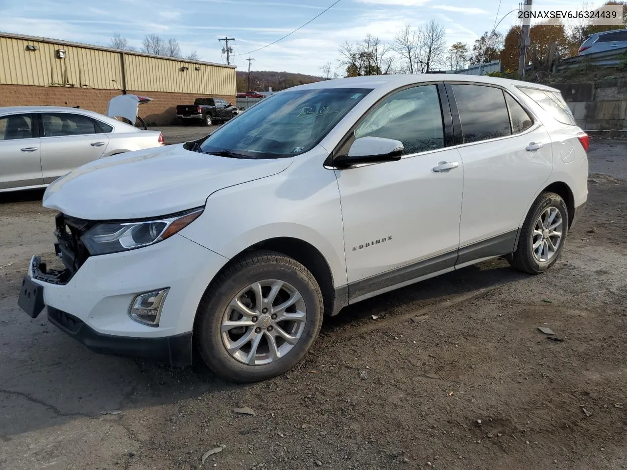 2018 Chevrolet Equinox Lt VIN: 2GNAXSEV6J6324439 Lot: 78200414