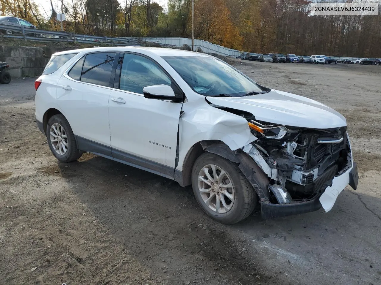 2018 Chevrolet Equinox Lt VIN: 2GNAXSEV6J6324439 Lot: 78200414