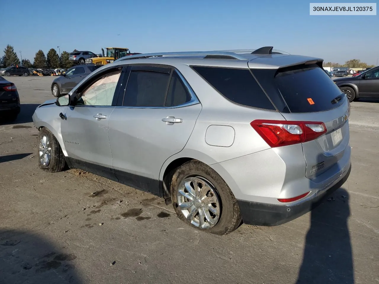 2018 Chevrolet Equinox Lt VIN: 3GNAXJEV8JL120375 Lot: 78229454