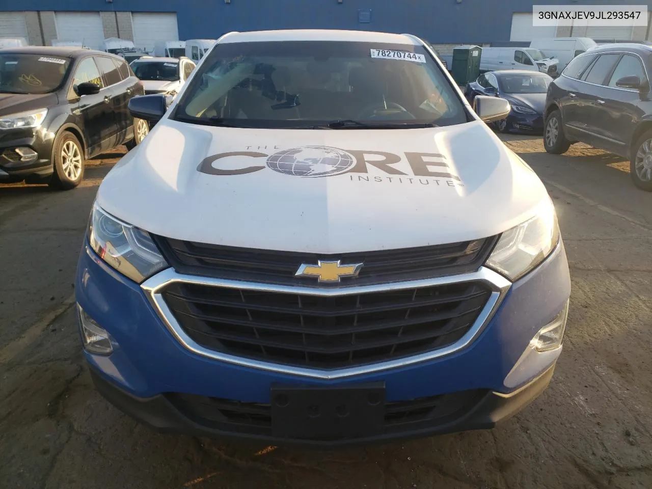 2018 Chevrolet Equinox Lt VIN: 3GNAXJEV9JL293547 Lot: 78270744