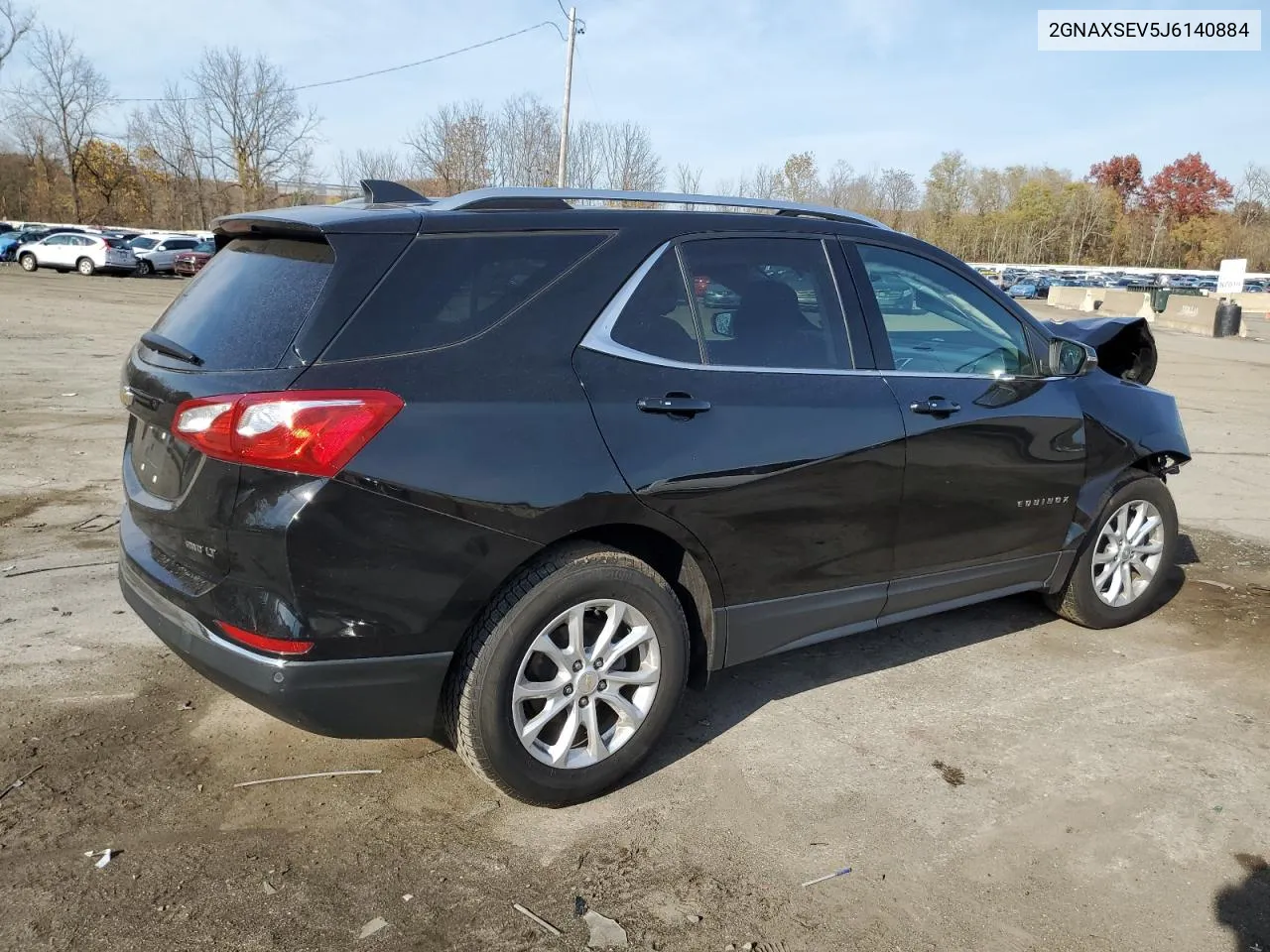 2018 Chevrolet Equinox Lt VIN: 2GNAXSEV5J6140884 Lot: 78319534