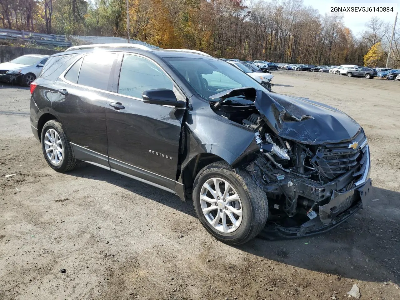 2018 Chevrolet Equinox Lt VIN: 2GNAXSEV5J6140884 Lot: 78319534