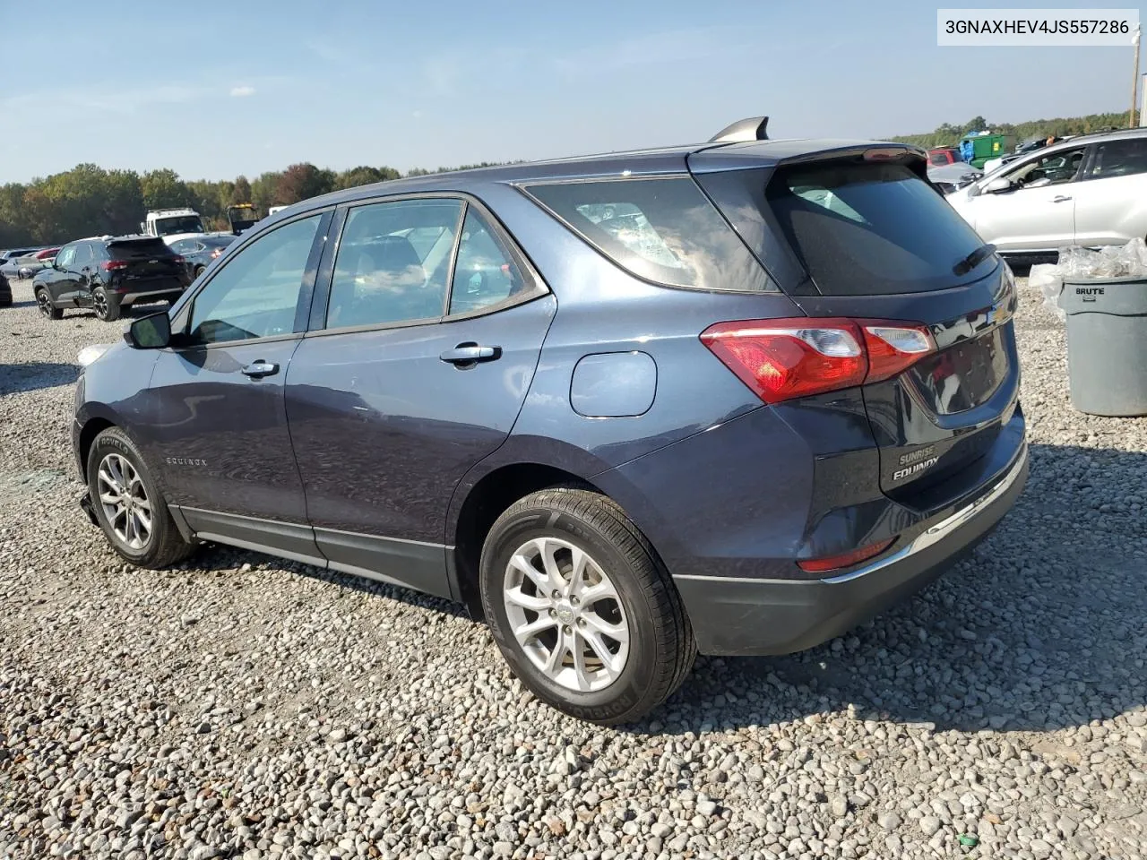 2018 Chevrolet Equinox Ls VIN: 3GNAXHEV4JS557286 Lot: 78324324