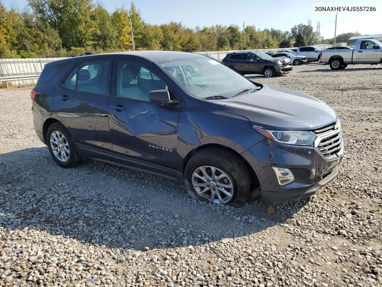 2018 Chevrolet Equinox Ls VIN: 3GNAXHEV4JS557286 Lot: 78324324