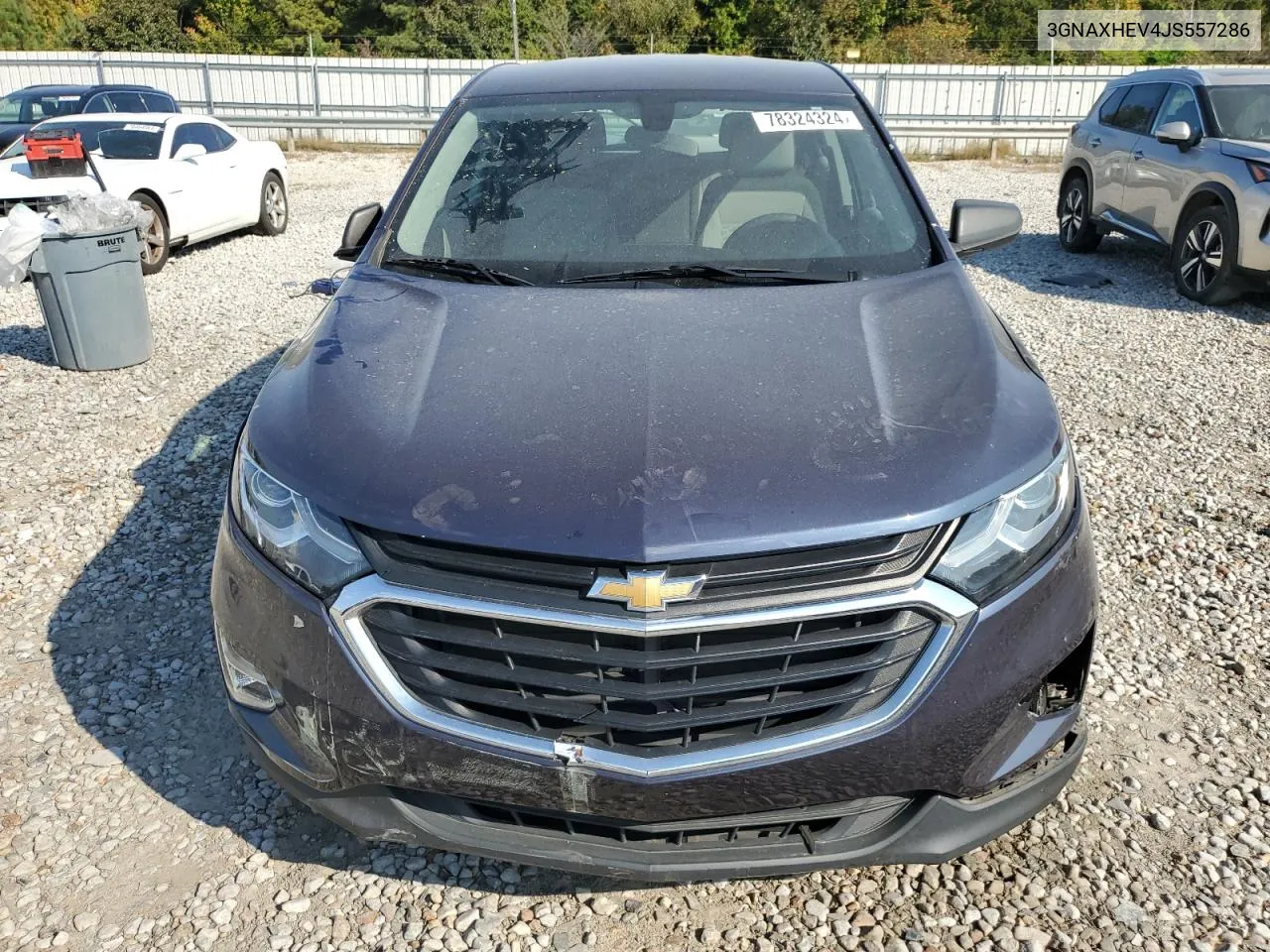 2018 Chevrolet Equinox Ls VIN: 3GNAXHEV4JS557286 Lot: 78324324