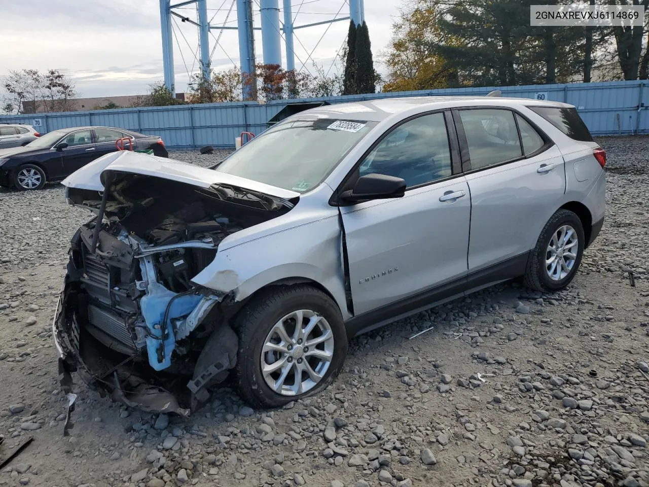 2018 Chevrolet Equinox Ls VIN: 2GNAXREVXJ6114869 Lot: 78328584