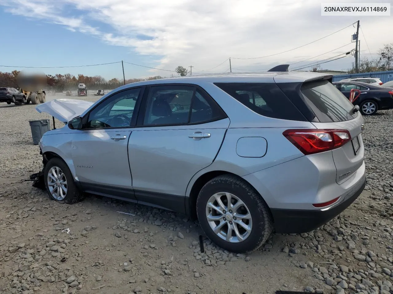 2018 Chevrolet Equinox Ls VIN: 2GNAXREVXJ6114869 Lot: 78328584