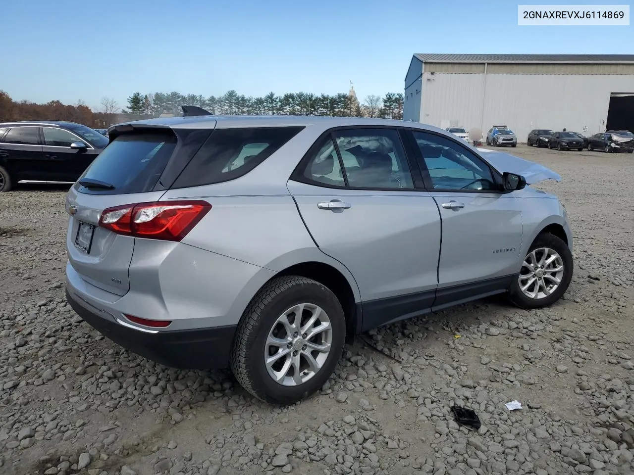 2018 Chevrolet Equinox Ls VIN: 2GNAXREVXJ6114869 Lot: 78328584