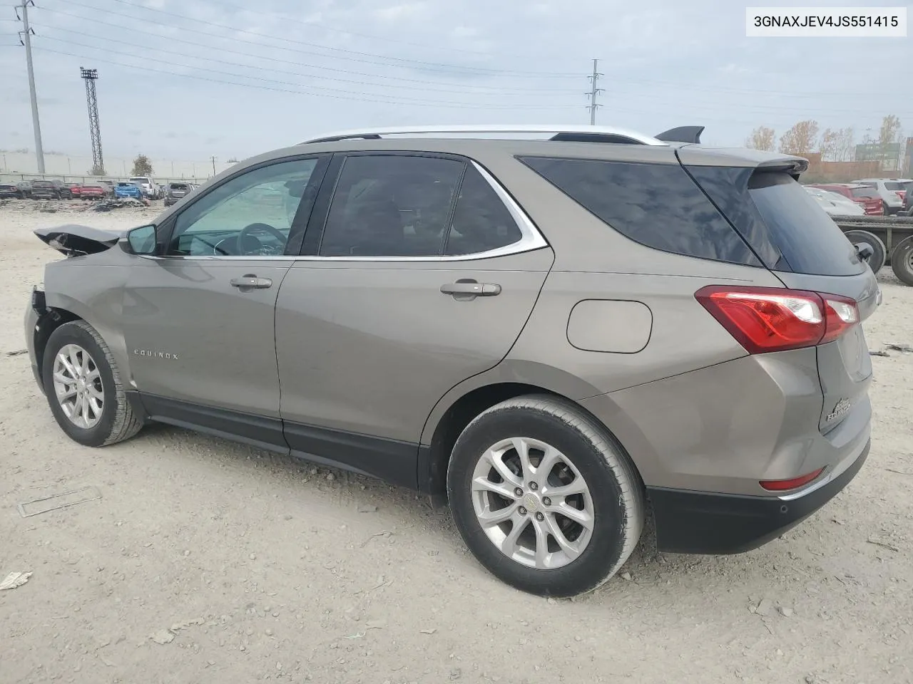 2018 Chevrolet Equinox Lt VIN: 3GNAXJEV4JS551415 Lot: 78353354