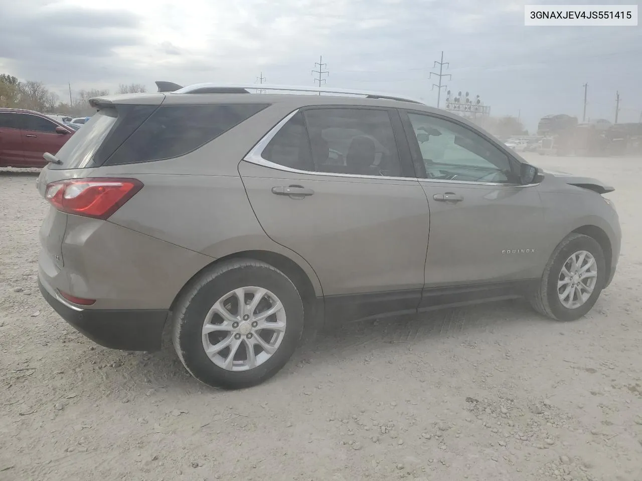 2018 Chevrolet Equinox Lt VIN: 3GNAXJEV4JS551415 Lot: 78353354