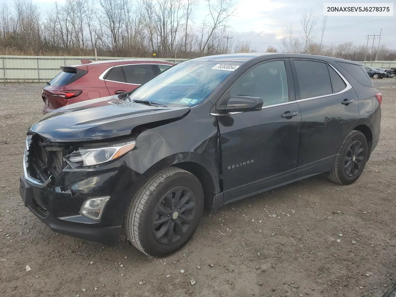 2018 Chevrolet Equinox Lt VIN: 2GNAXSEV5J6278375 Lot: 78383054