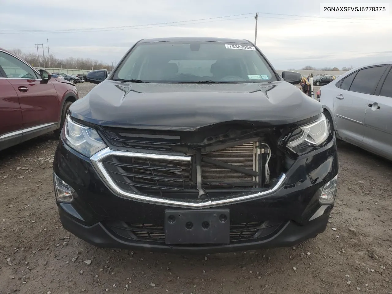 2018 Chevrolet Equinox Lt VIN: 2GNAXSEV5J6278375 Lot: 78383054