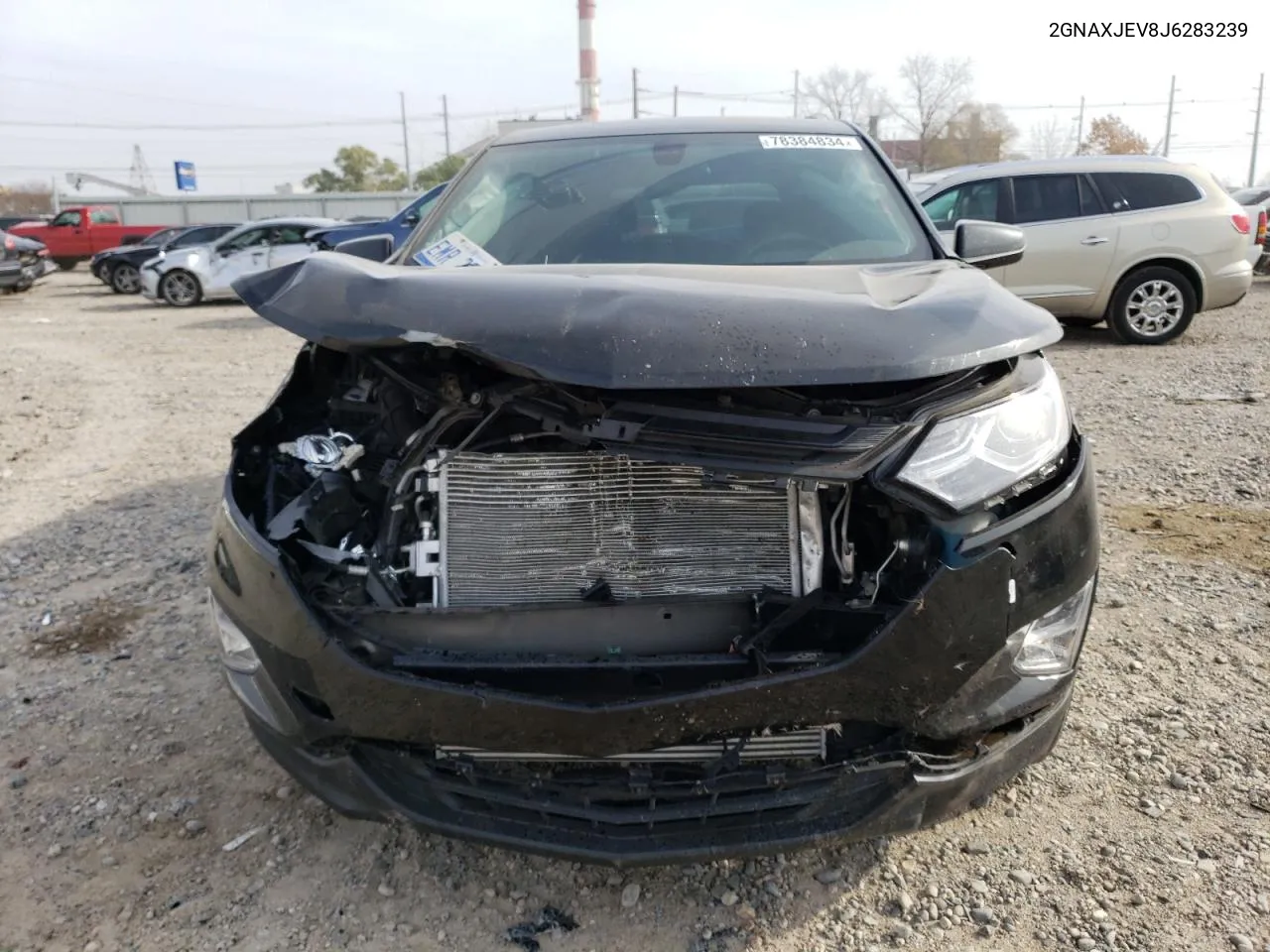 2018 Chevrolet Equinox Lt VIN: 2GNAXJEV8J6283239 Lot: 78384834