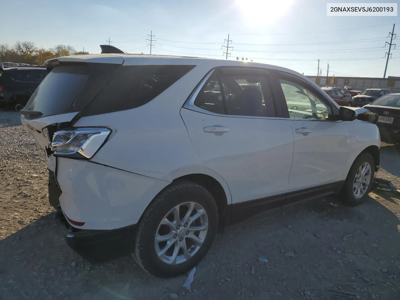 2018 Chevrolet Equinox Lt VIN: 2GNAXSEV5J6200193 Lot: 78451594