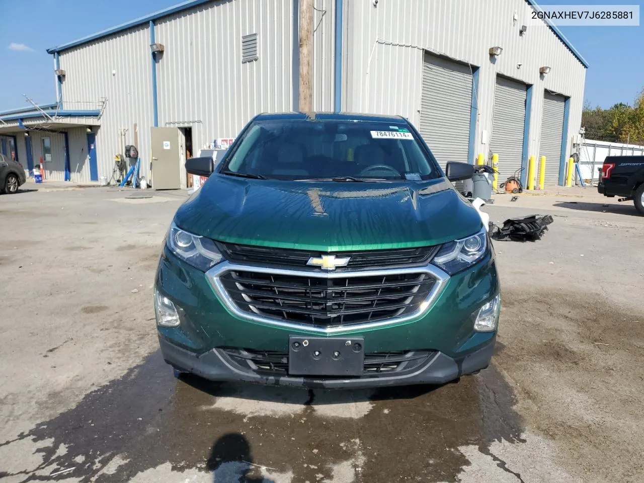 2018 Chevrolet Equinox Ls VIN: 2GNAXHEV7J6285881 Lot: 78476114