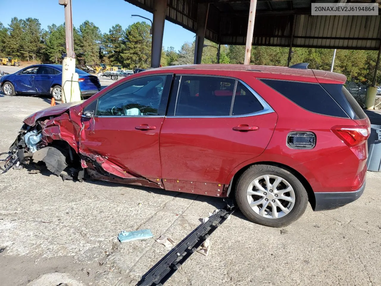 2018 Chevrolet Equinox Lt VIN: 2GNAXJEV2J6194864 Lot: 78485324