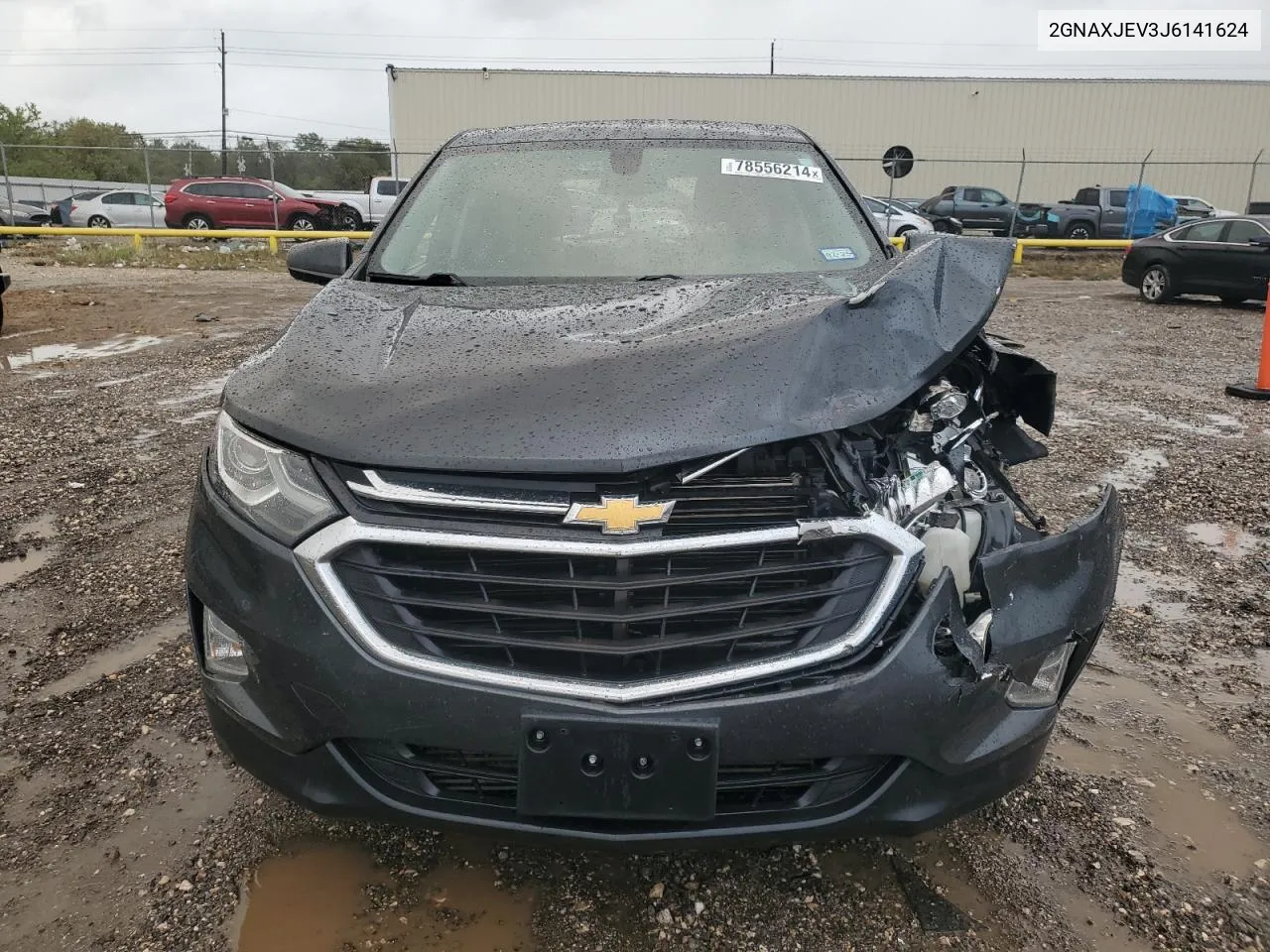 2018 Chevrolet Equinox Lt VIN: 2GNAXJEV3J6141624 Lot: 78556214