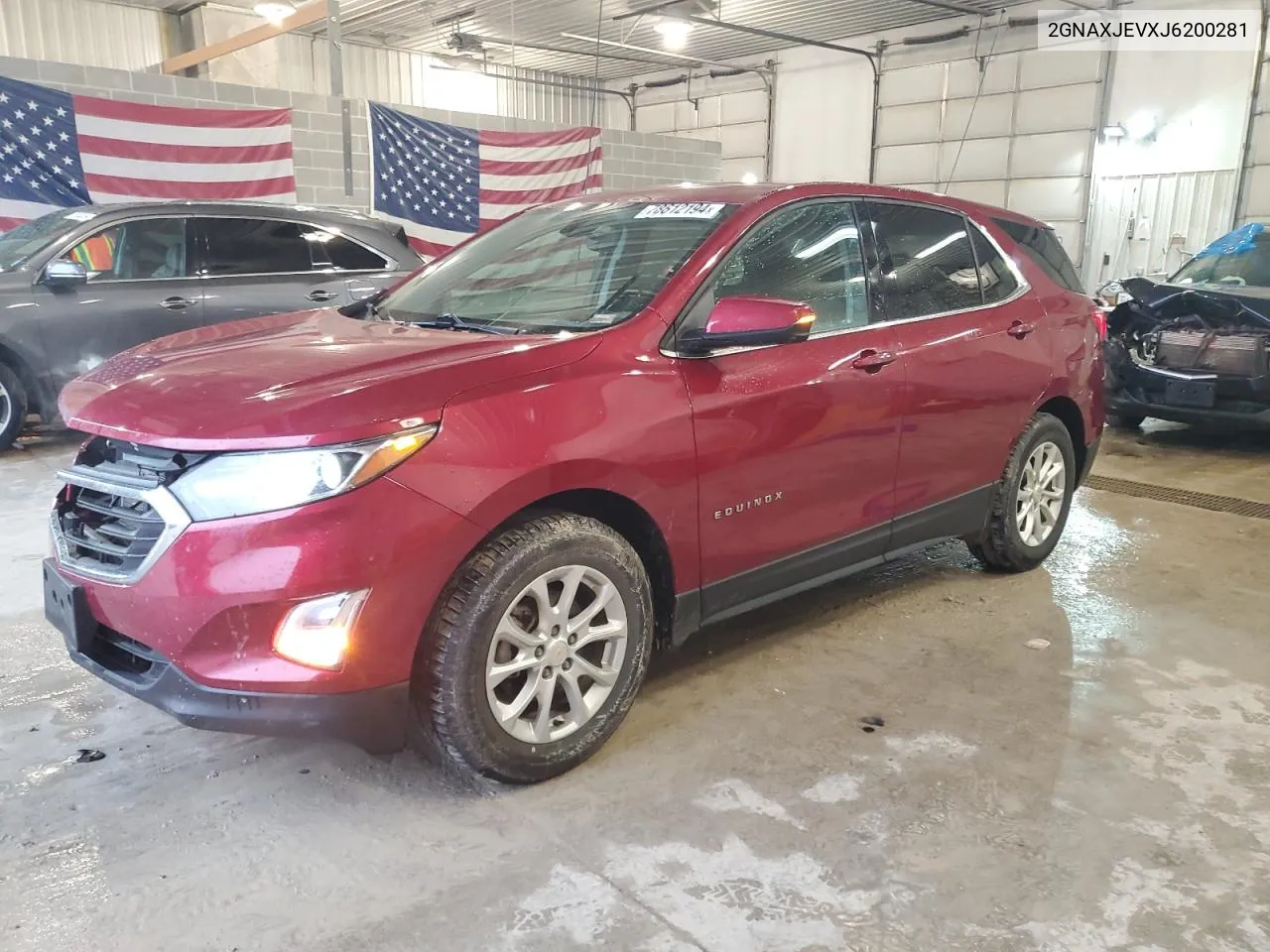 2018 Chevrolet Equinox Lt VIN: 2GNAXJEVXJ6200281 Lot: 78612194