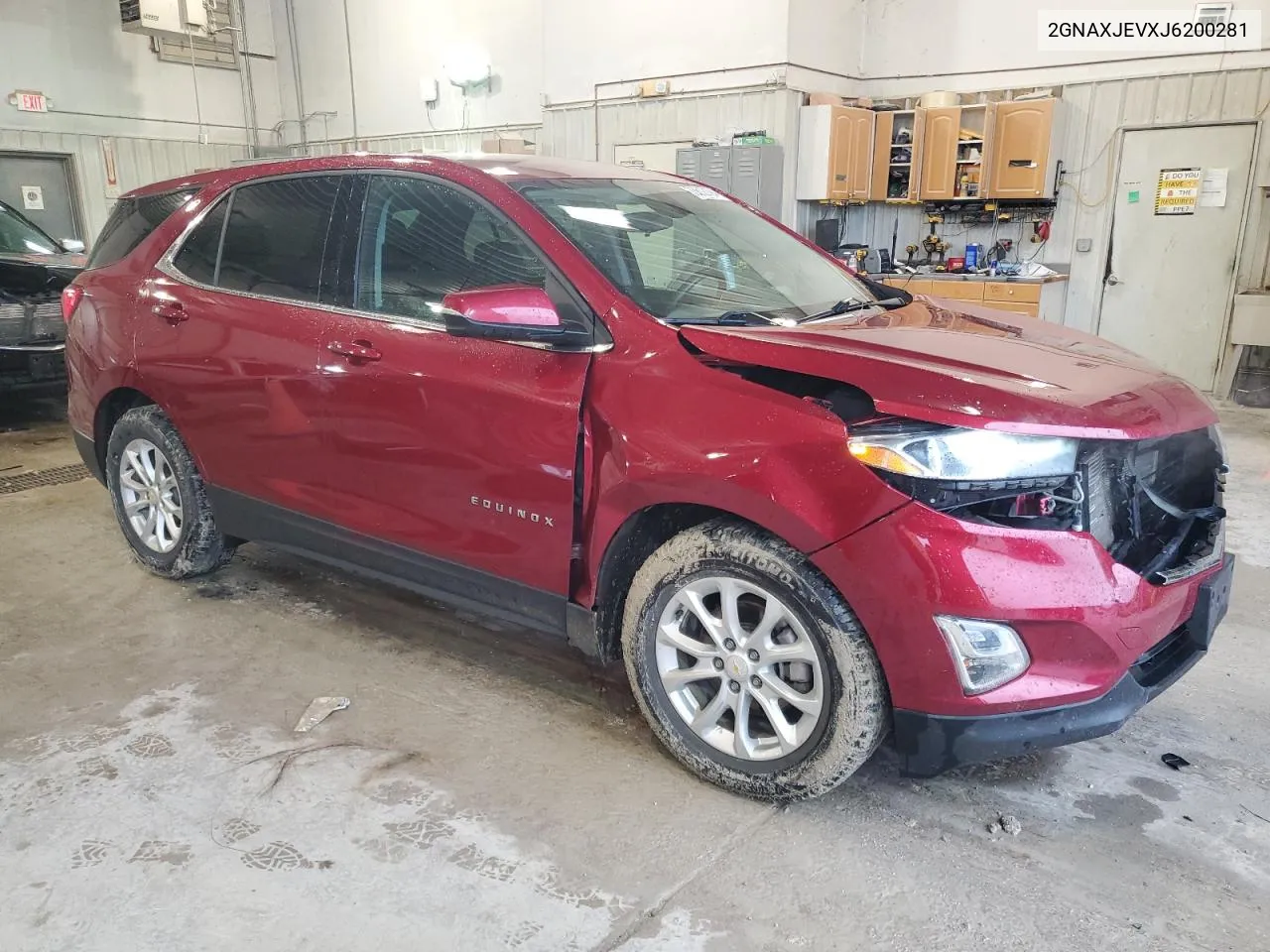 2018 Chevrolet Equinox Lt VIN: 2GNAXJEVXJ6200281 Lot: 78612194