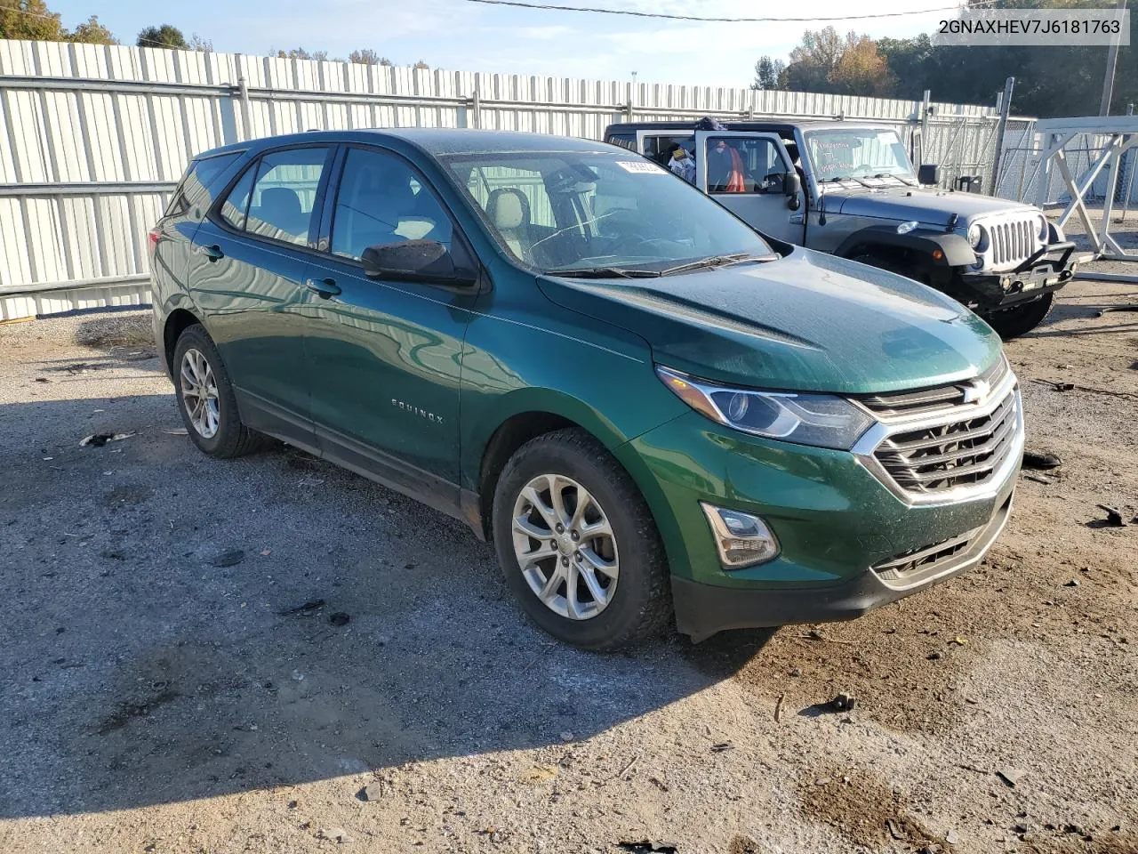 2GNAXHEV7J6181763 2018 Chevrolet Equinox Ls