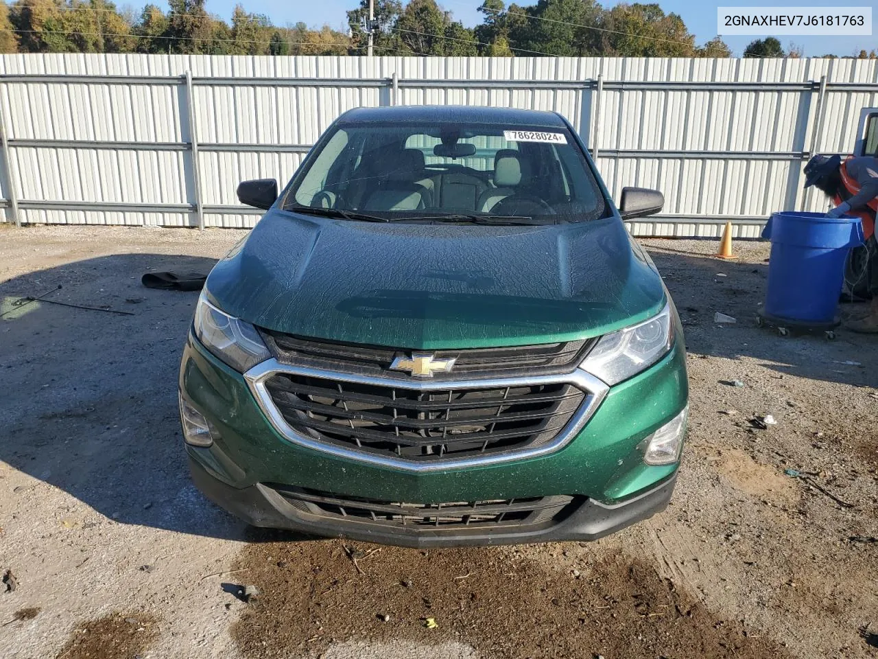 2GNAXHEV7J6181763 2018 Chevrolet Equinox Ls