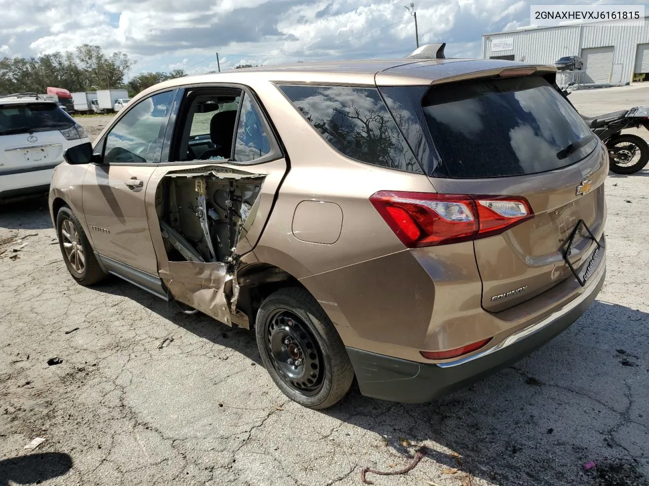 2018 Chevrolet Equinox Ls VIN: 2GNAXHEVXJ6161815 Lot: 78629174