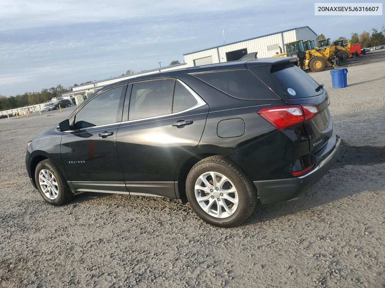 2018 Chevrolet Equinox Lt VIN: 2GNAXSEV5J6316607 Lot: 78630974