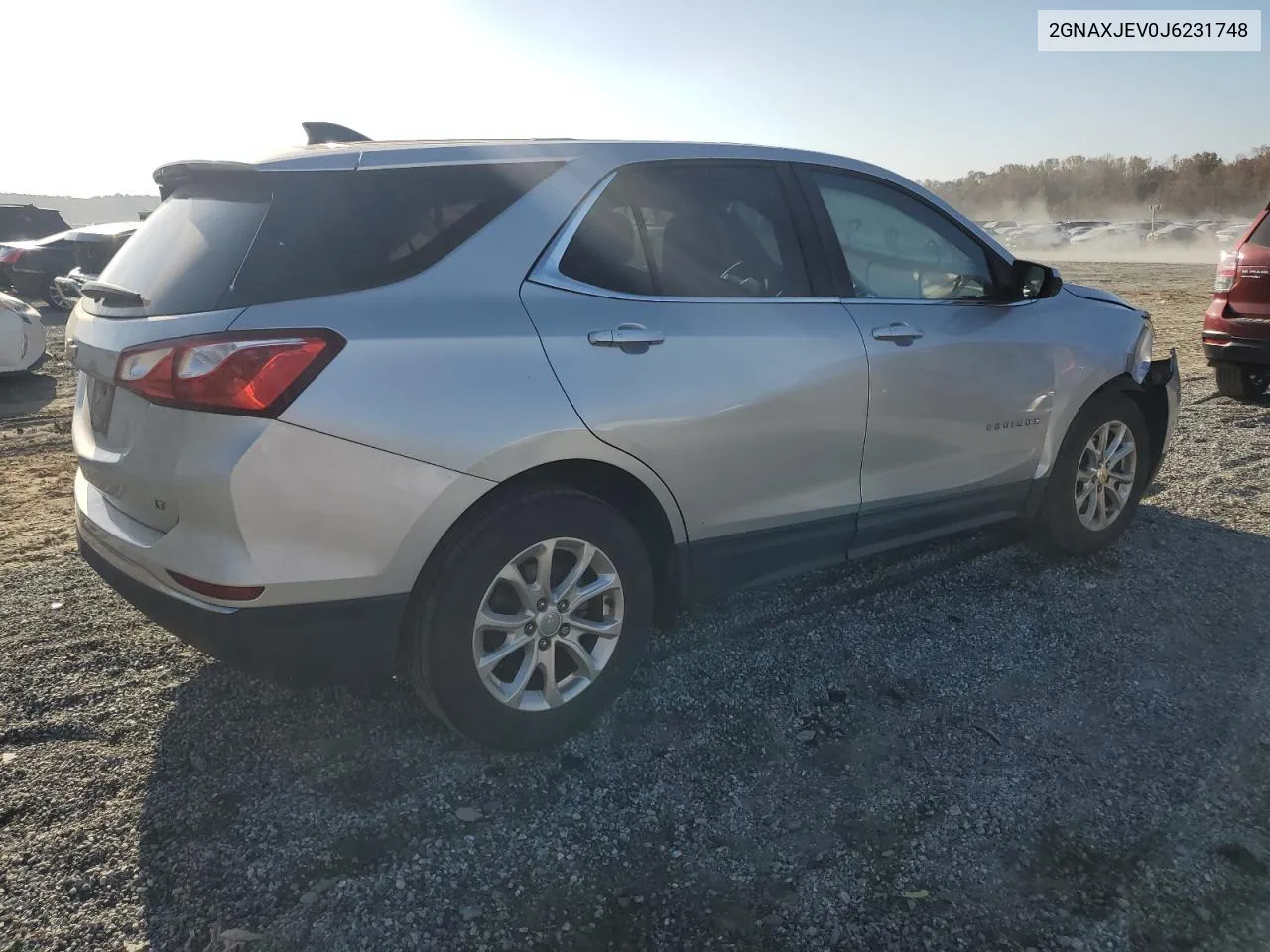 2018 Chevrolet Equinox Lt VIN: 2GNAXJEV0J6231748 Lot: 78646844