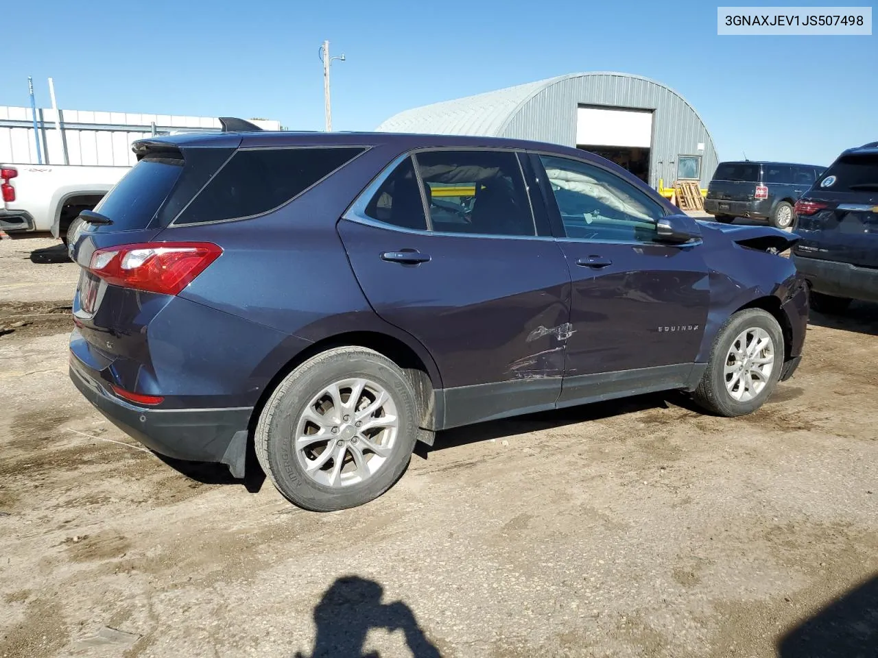 2018 Chevrolet Equinox Lt VIN: 3GNAXJEV1JS507498 Lot: 78687074