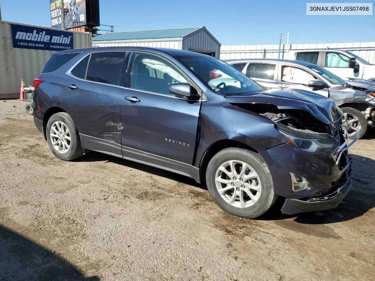 2018 Chevrolet Equinox Lt VIN: 3GNAXJEV1JS507498 Lot: 78687074