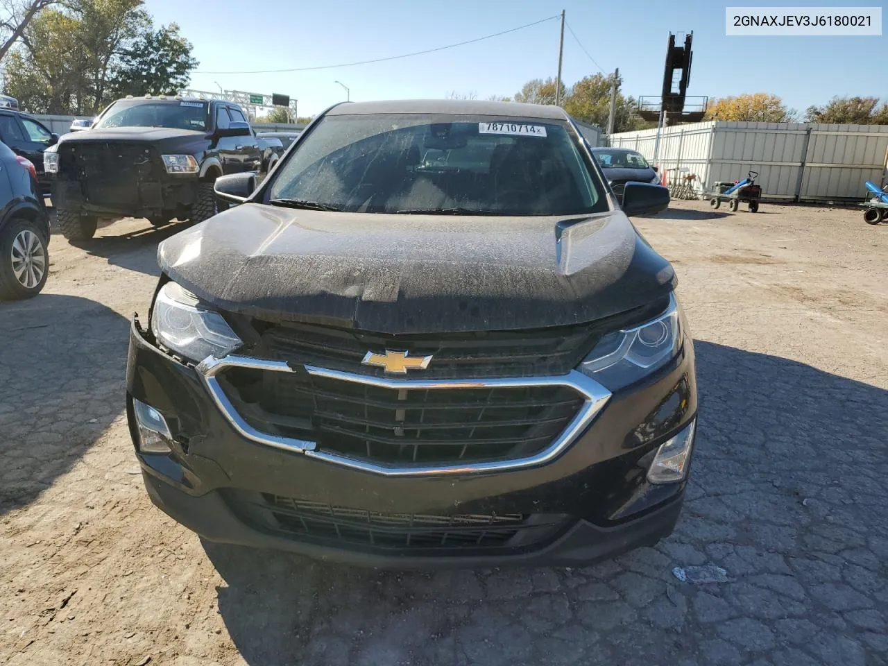 2018 Chevrolet Equinox Lt VIN: 2GNAXJEV3J6180021 Lot: 78710714