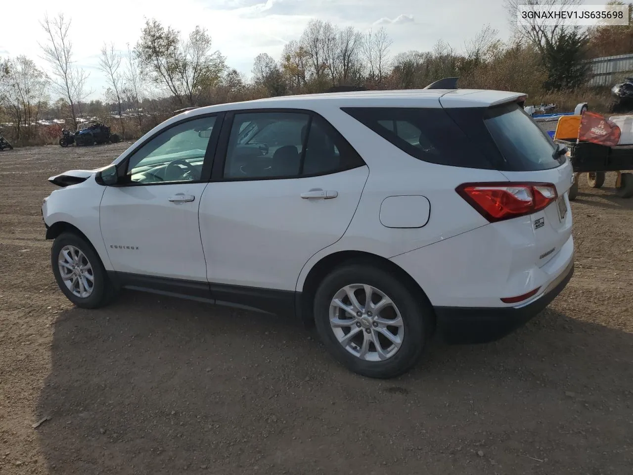 2018 Chevrolet Equinox Ls VIN: 3GNAXHEV1JS635698 Lot: 78737244