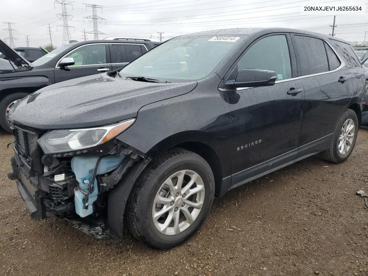 2018 Chevrolet Equinox Lt VIN: 2GNAXJEV1J6265634 Lot: 78854014