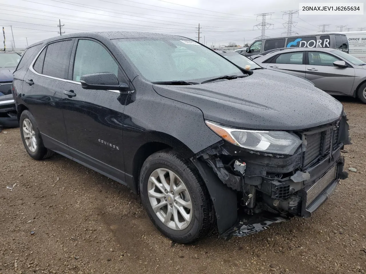 2018 Chevrolet Equinox Lt VIN: 2GNAXJEV1J6265634 Lot: 78854014