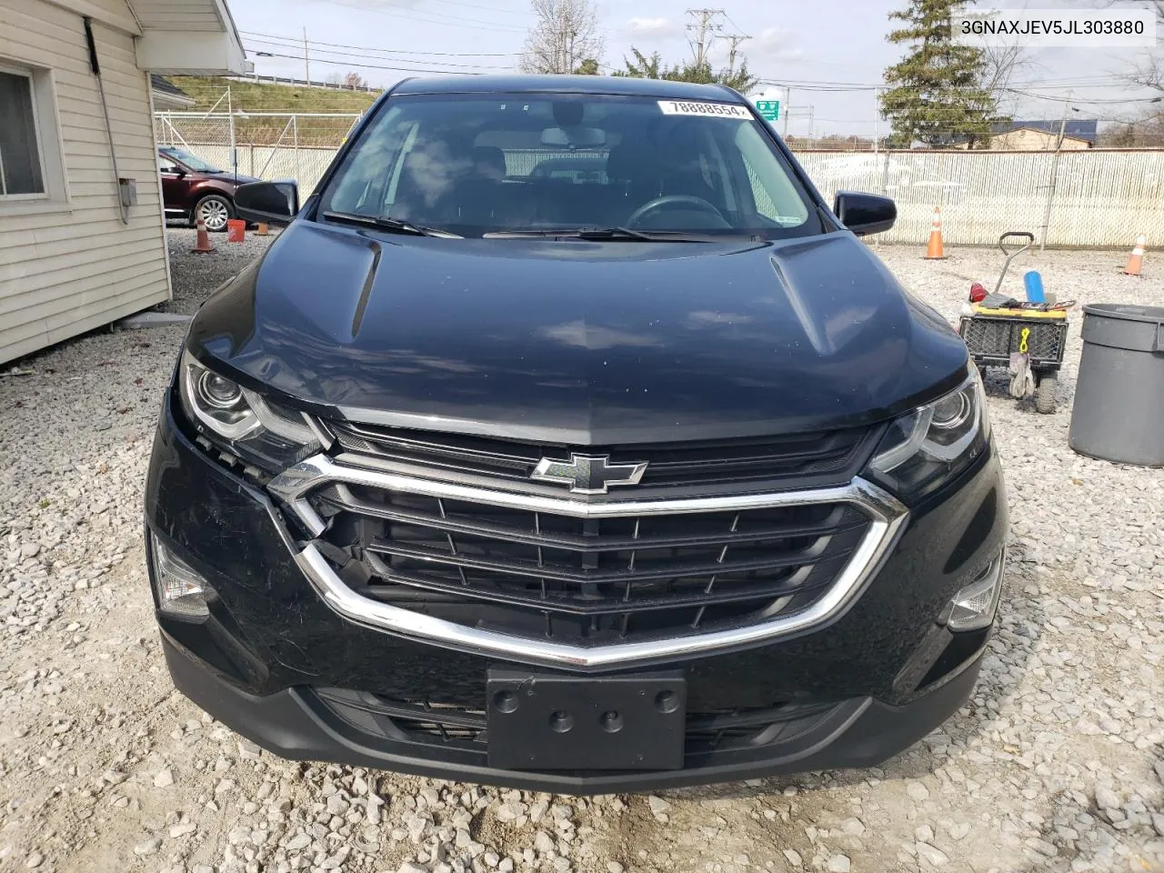 2018 Chevrolet Equinox Lt VIN: 3GNAXJEV5JL303880 Lot: 78888554