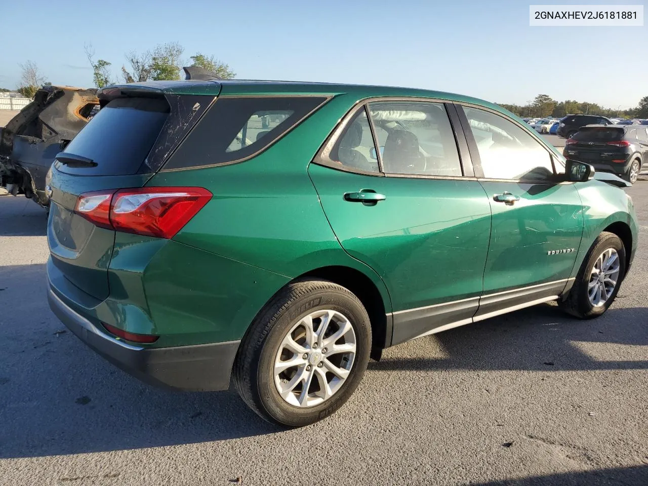 2018 Chevrolet Equinox Ls VIN: 2GNAXHEV2J6181881 Lot: 78895964