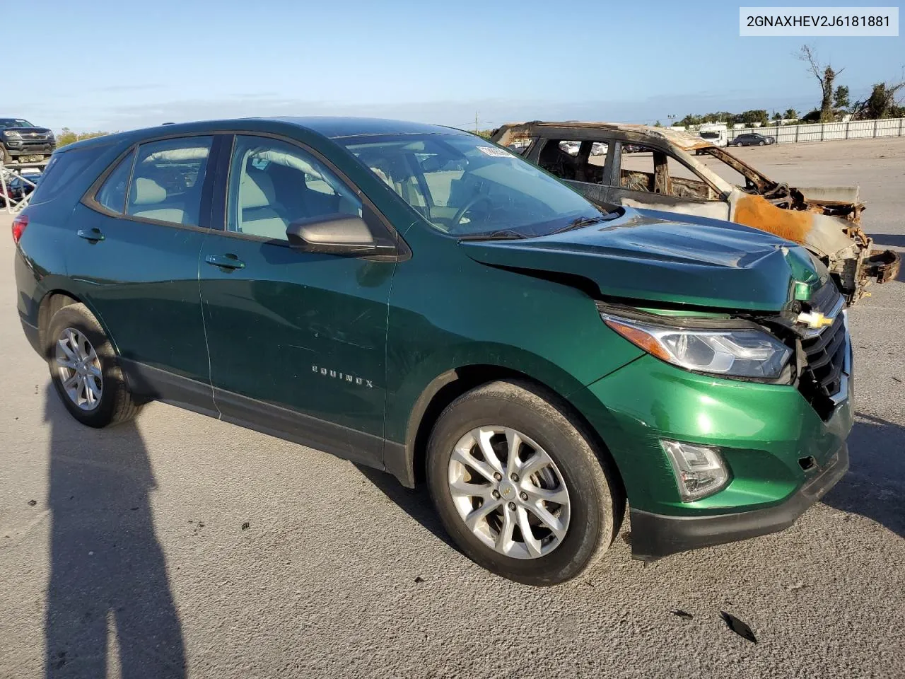 2018 Chevrolet Equinox Ls VIN: 2GNAXHEV2J6181881 Lot: 78895964