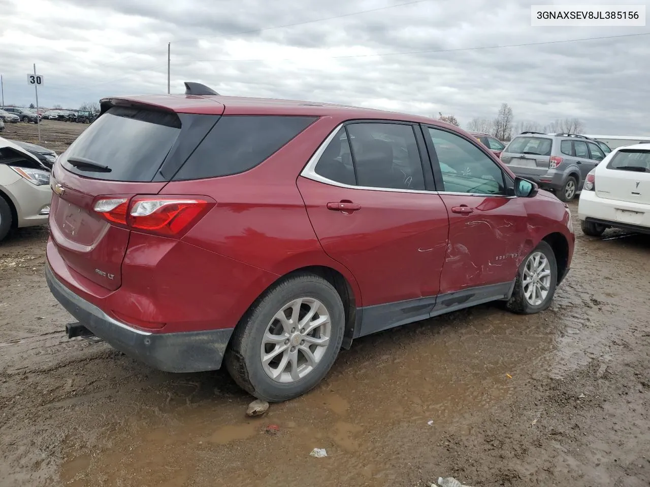 2018 Chevrolet Equinox Lt VIN: 3GNAXSEV8JL385156 Lot: 78913664